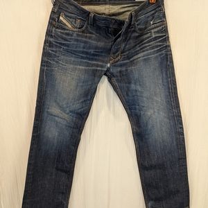 Men's Diesel 34x30 Larkee Style Reg Straight Blue Jeans